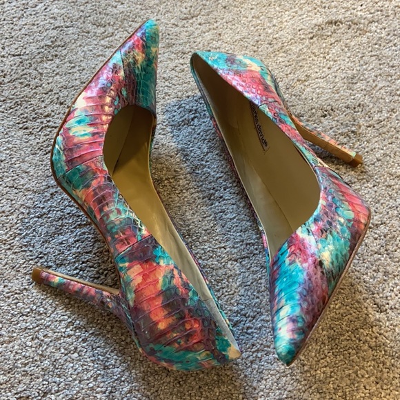 Charles David Vero Cuoio Multi Color Pastel Pumps 6.5 - Picture 6 of 11